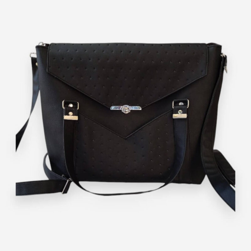 fekete kombinálható táska